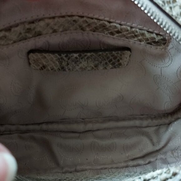 Michael Michael Kors snakeskin studded mini bag - Picture 7 of 10